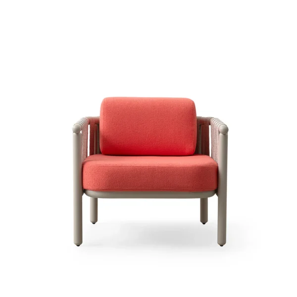 fauteuil lounge terrasse couleur intense