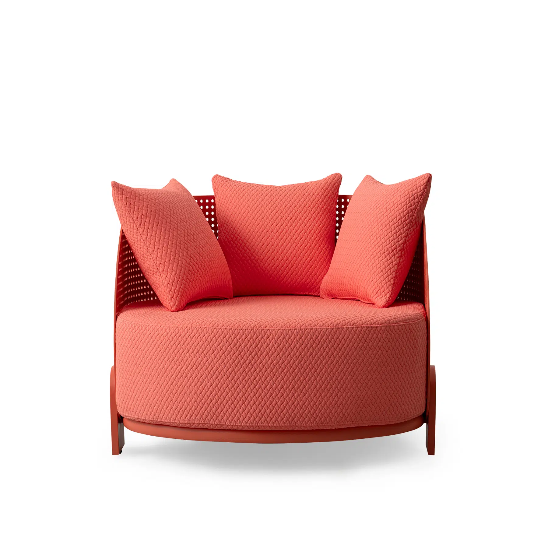 Fauteuil Lounge Terrasse Dossier Perforé Enveloppant fauteuil lounge terrasse dossier perforé