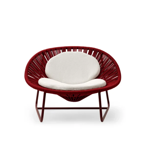 fauteuil lounge terrasse forme éventail
