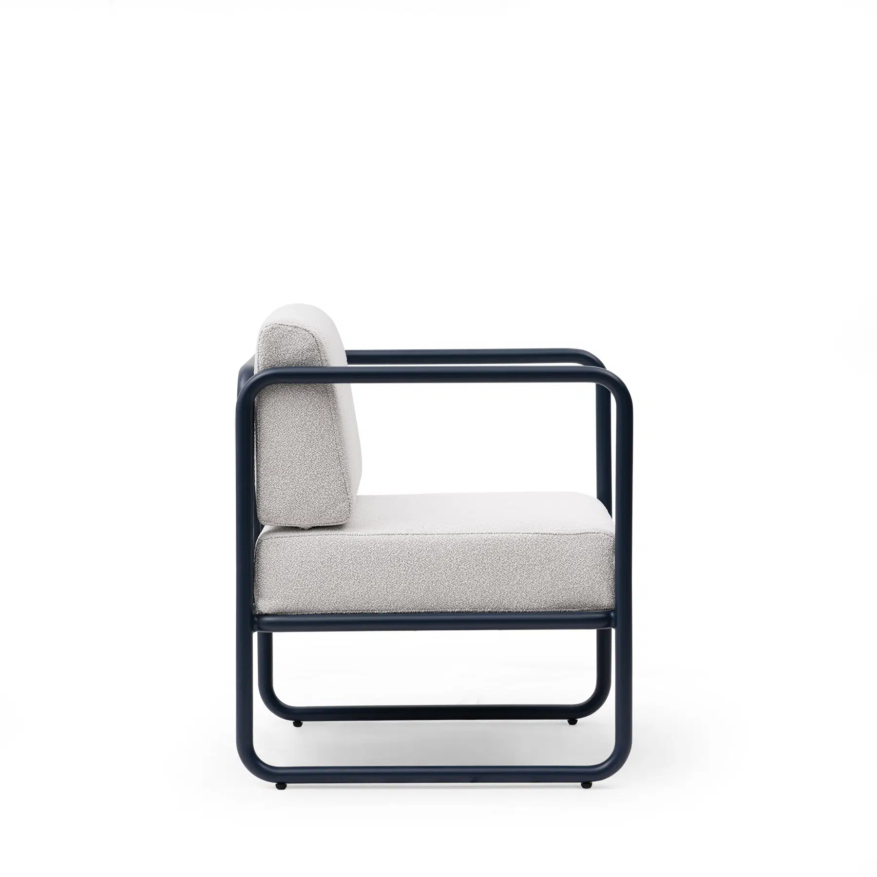 fauteuil terrasse aluminium contemporain - vue 2