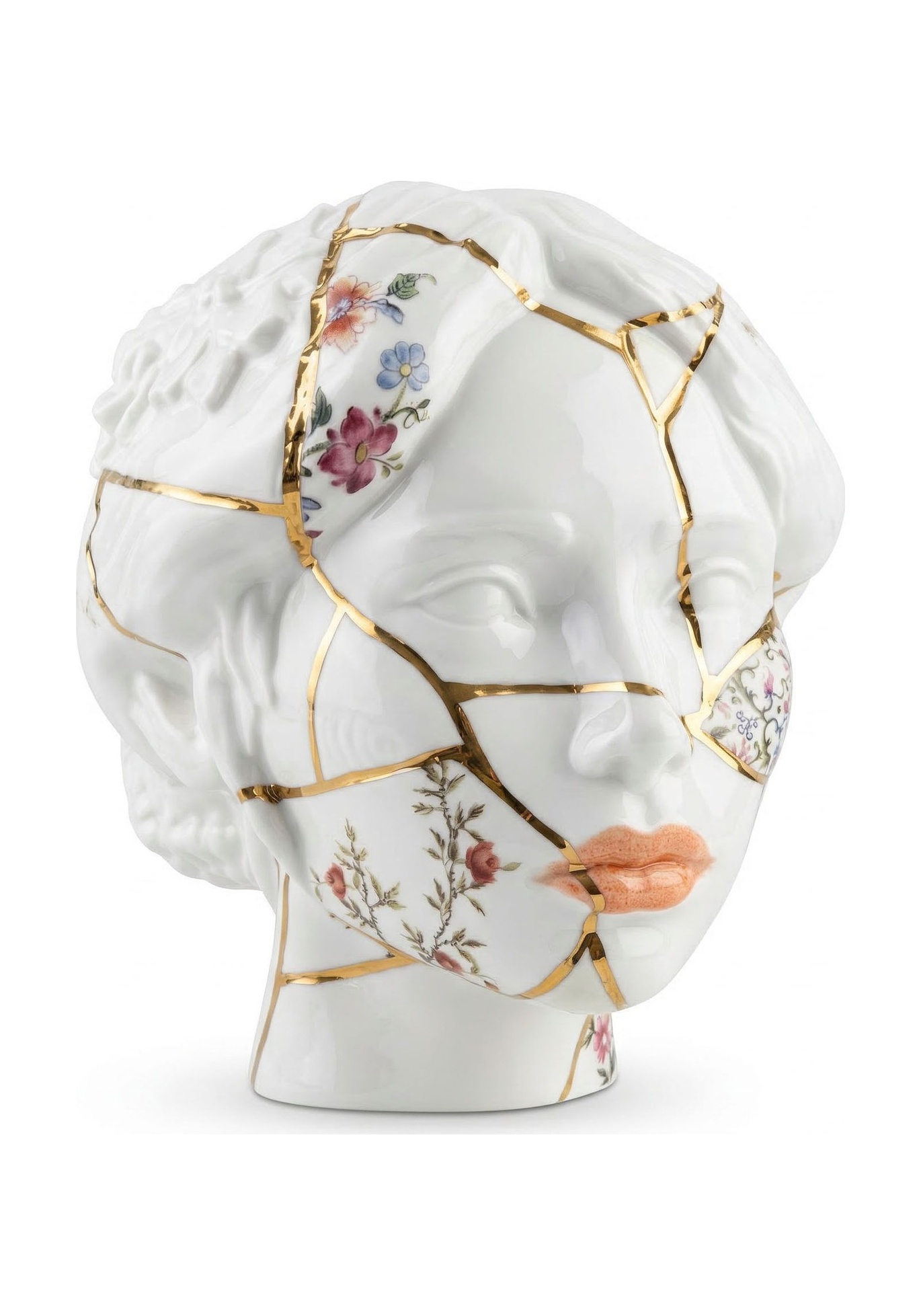 détail décoration Kintsugi Heads She Seletti
