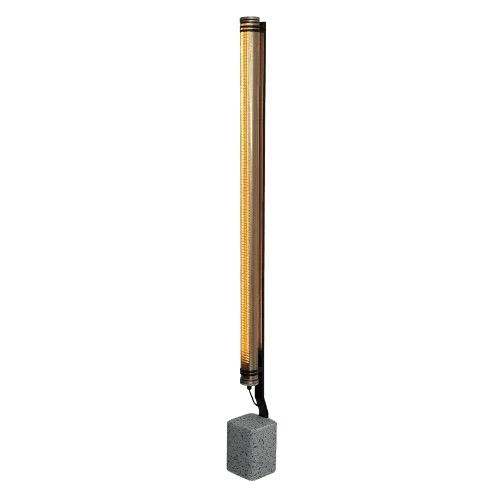 Lampadaire industriel Lukas Elements Lighting lampadaire industriel Lukas Elements Lighting doré grille