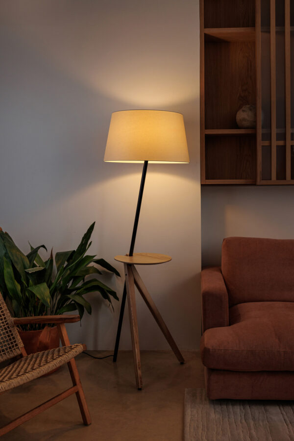 lampadaire treewood tray faro ambiance