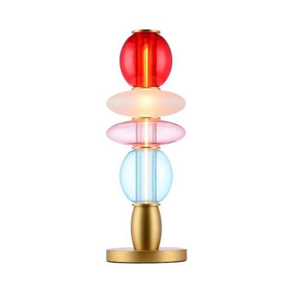 lampe de table Léonor Elements Lighting rose bleu rouge
