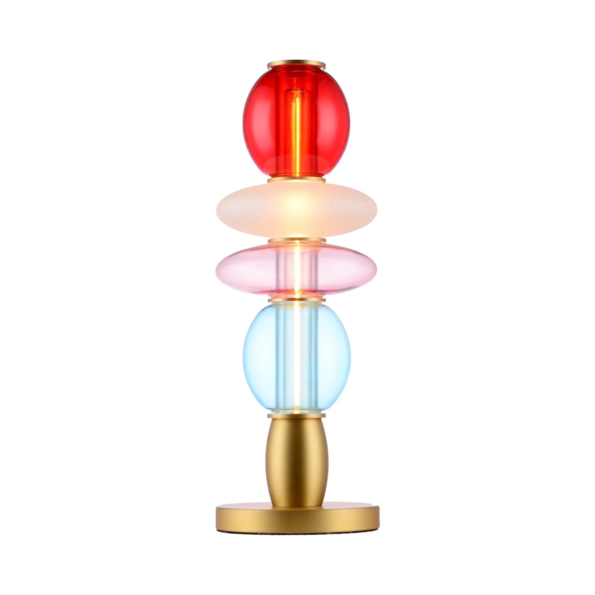 lampe de table Léonor Elements Lighting rose bleu rouge