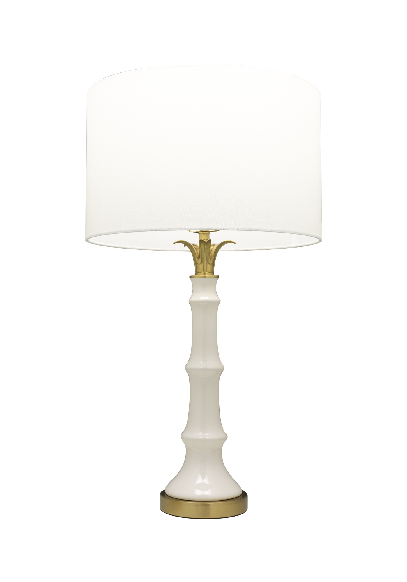 Lampe à Poser Loboc — Colonne Cannelée Ivoire