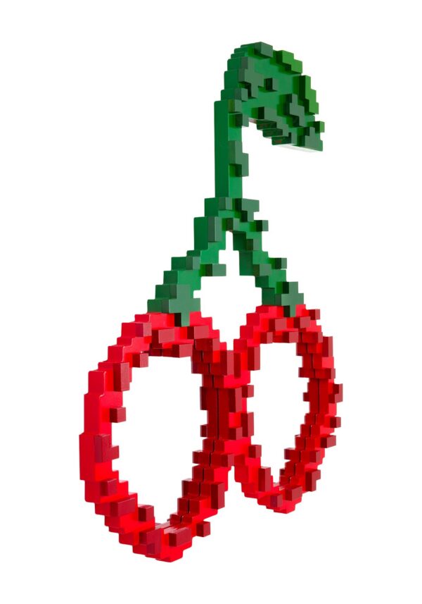 détail miroir pixel cerises Seletti
