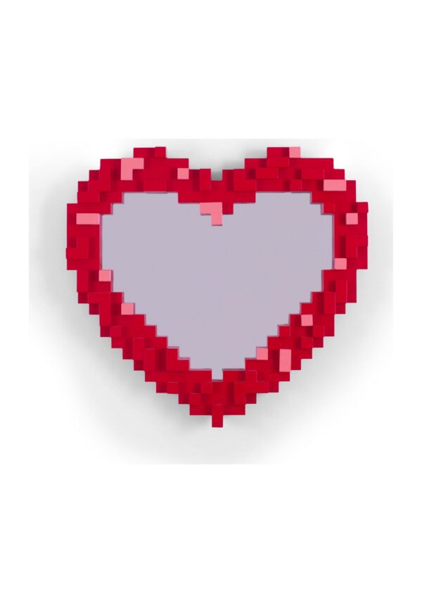 miroir pixel coeur Seletti