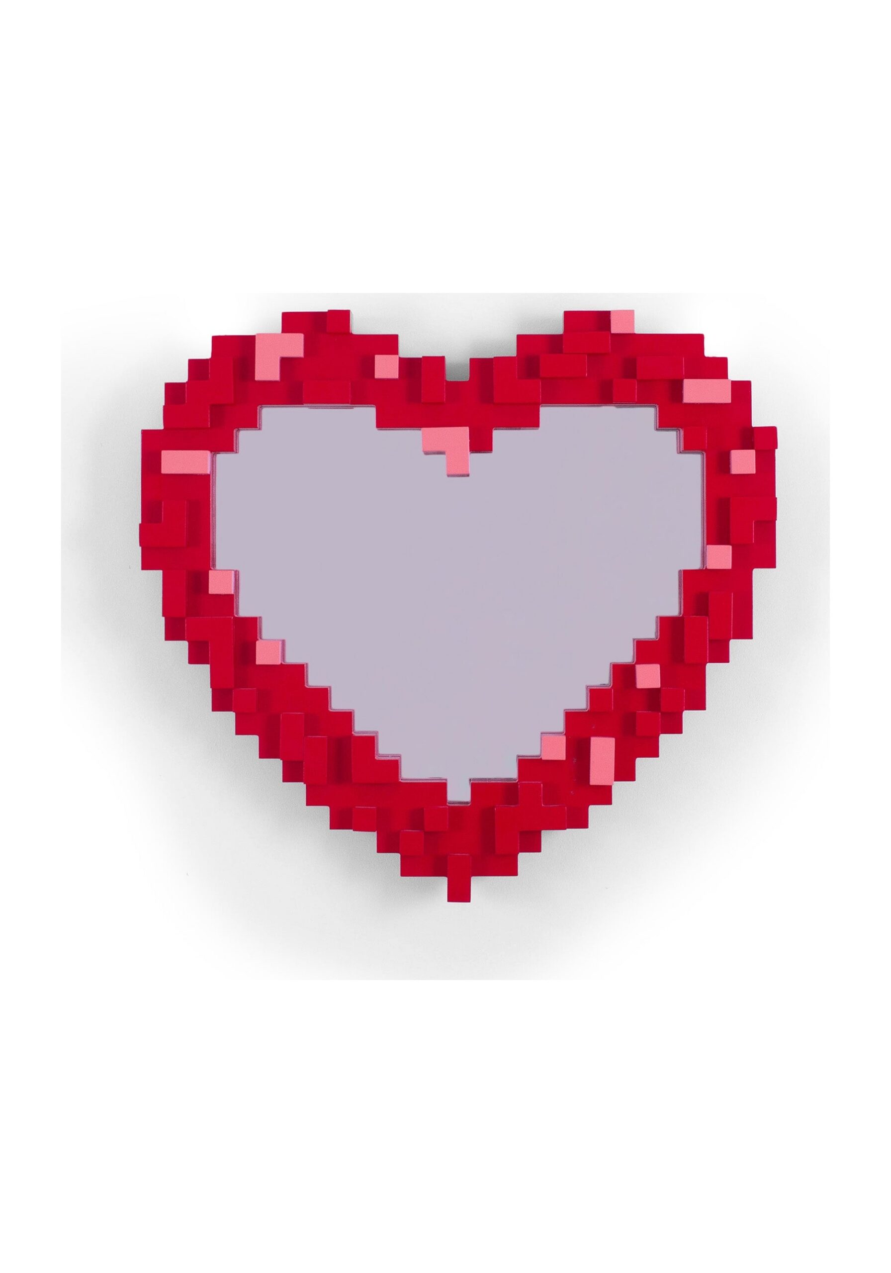 miroir pixel coeur Seletti