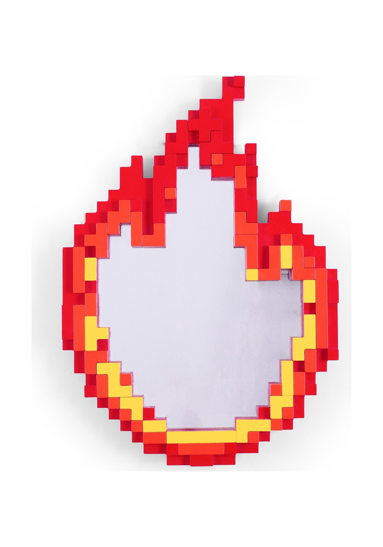 miroir pixel flamme Seletti