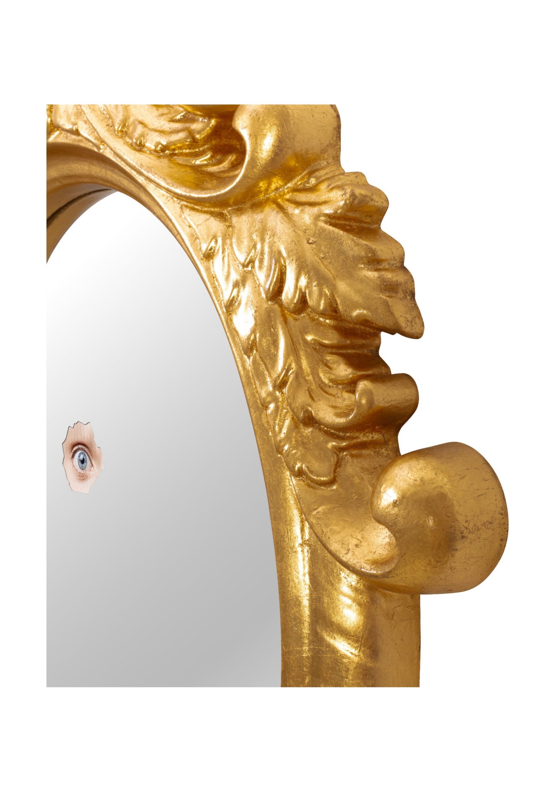 détail miroir mural original Reflecting Ciclope Seletti