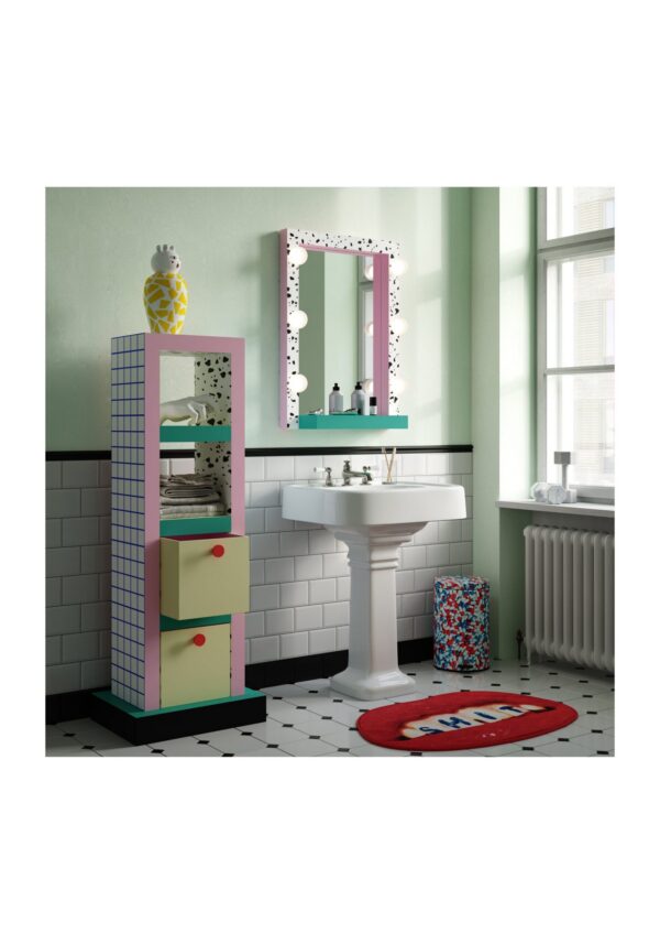 détail miroir vintage Super Terrazzo Seletti