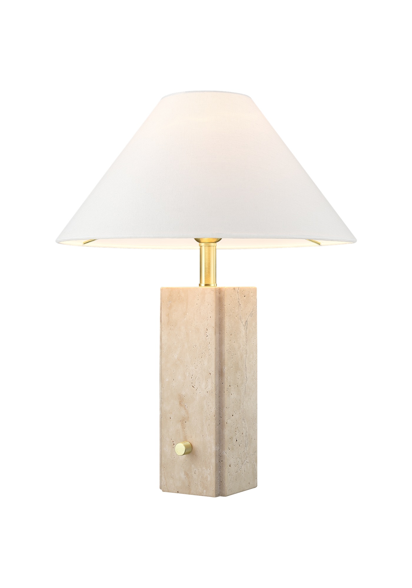 Lampe à Poser Orleans — Bloc en Pierre Naturelle