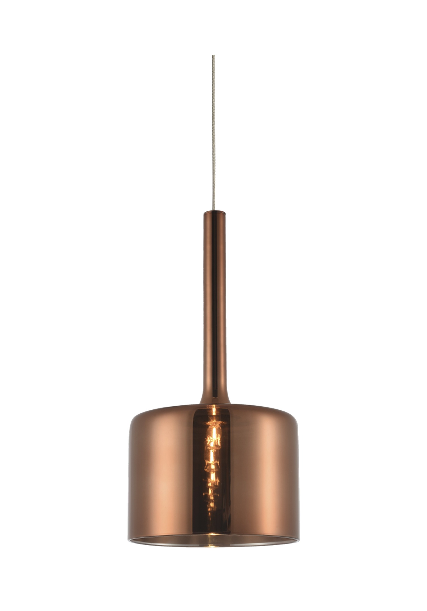 Suspension Copenhagen — Cylindre Cuivre