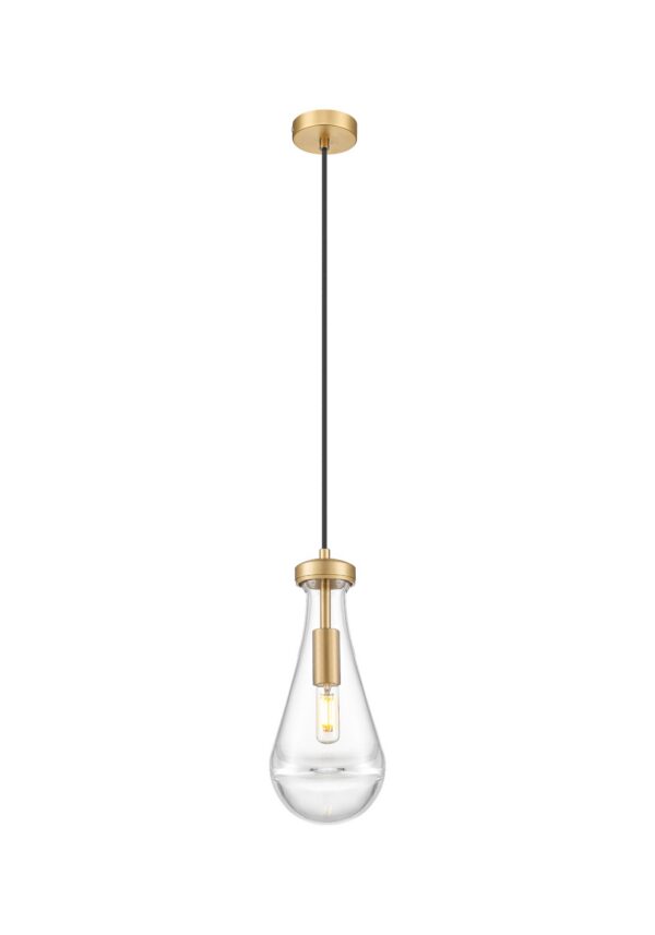 Suspension Memphis — Goutte de Verre Ambré