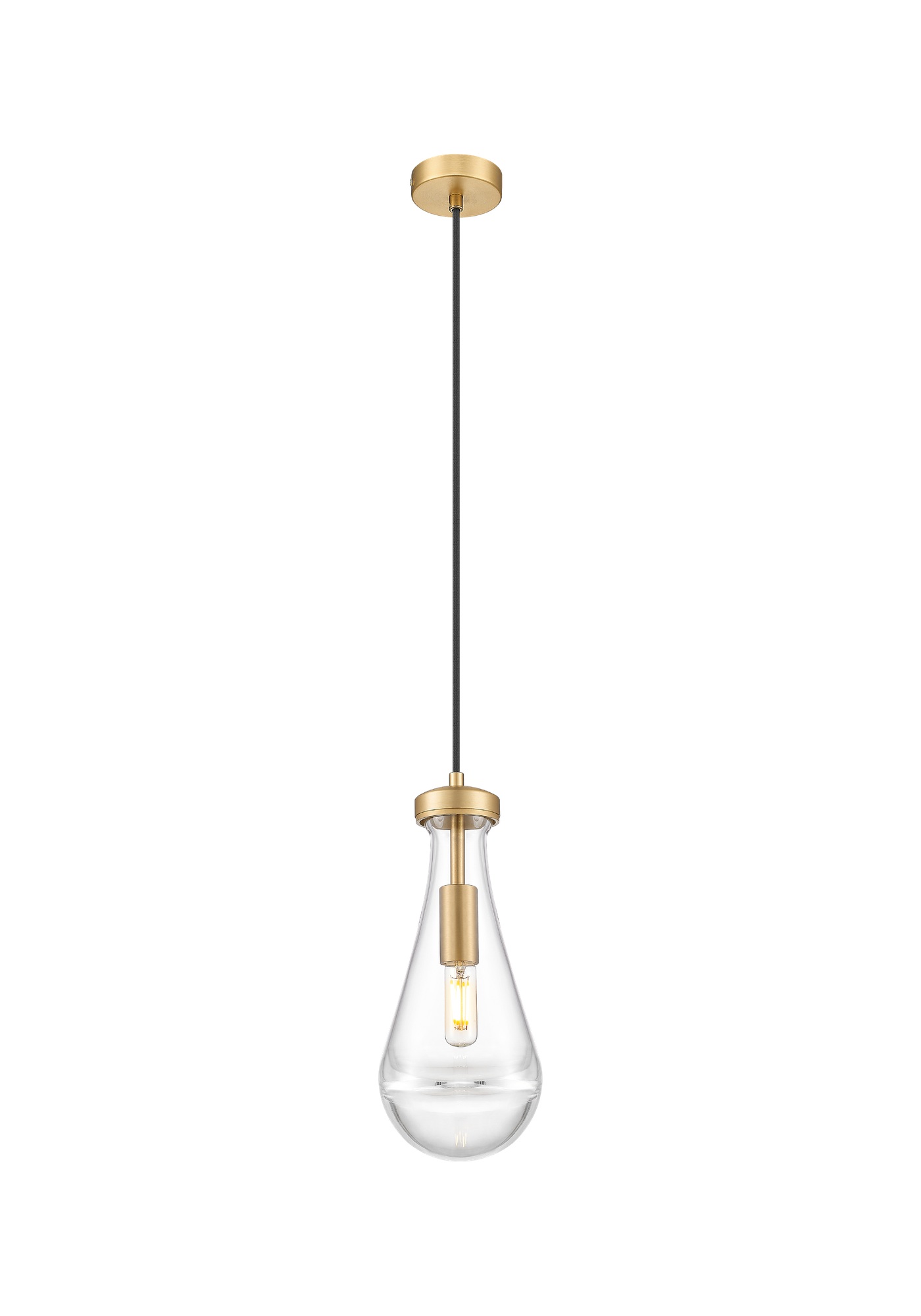 Suspension Memphis — Goutte de Verre Ambré