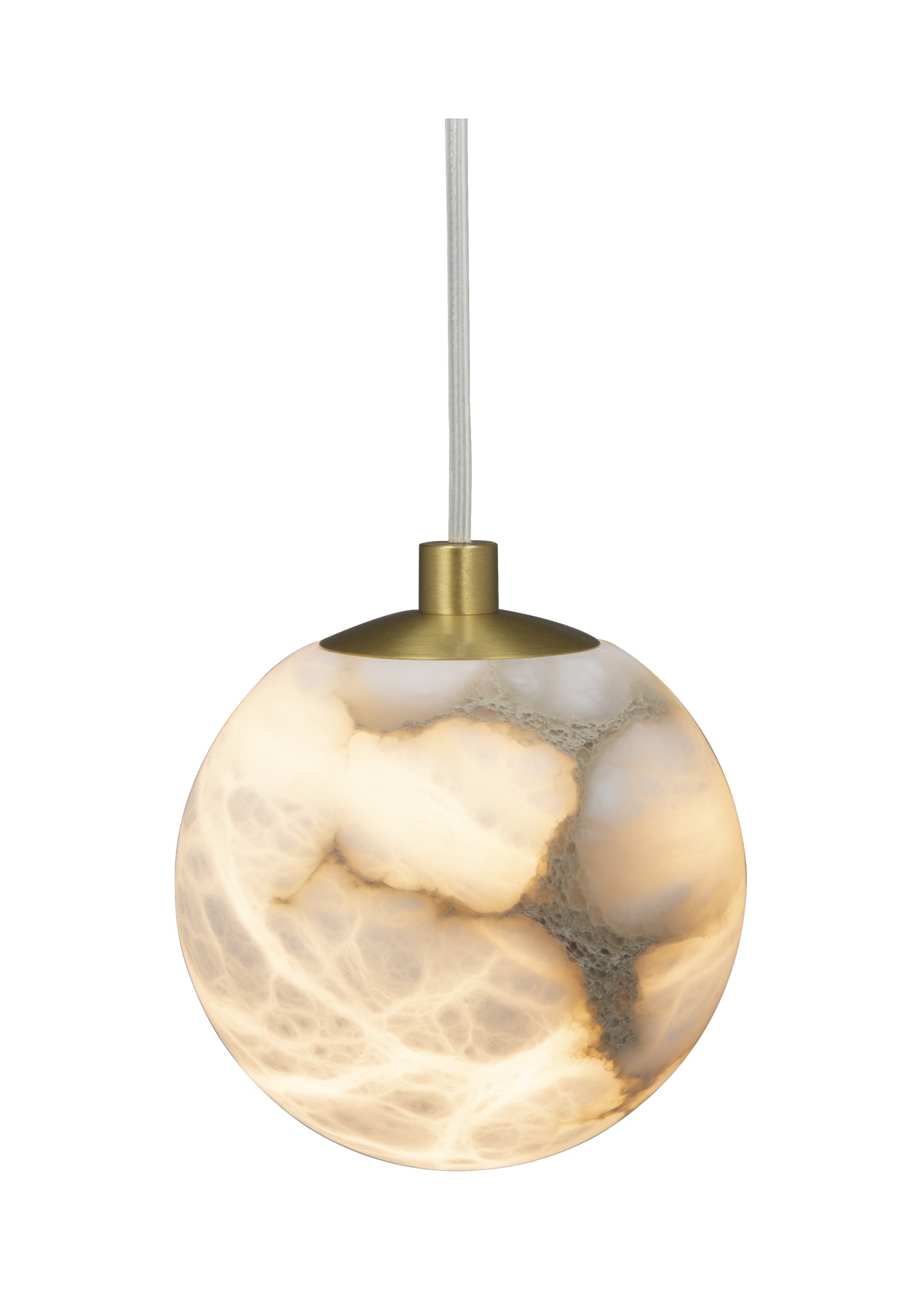 Suspension Volterra — Disque en Albâtre