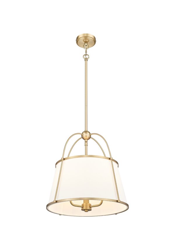 Luminaire tissu : suspensions, lampes et abat-jour en tissu Suspension Savannah — Lanterne Plissée