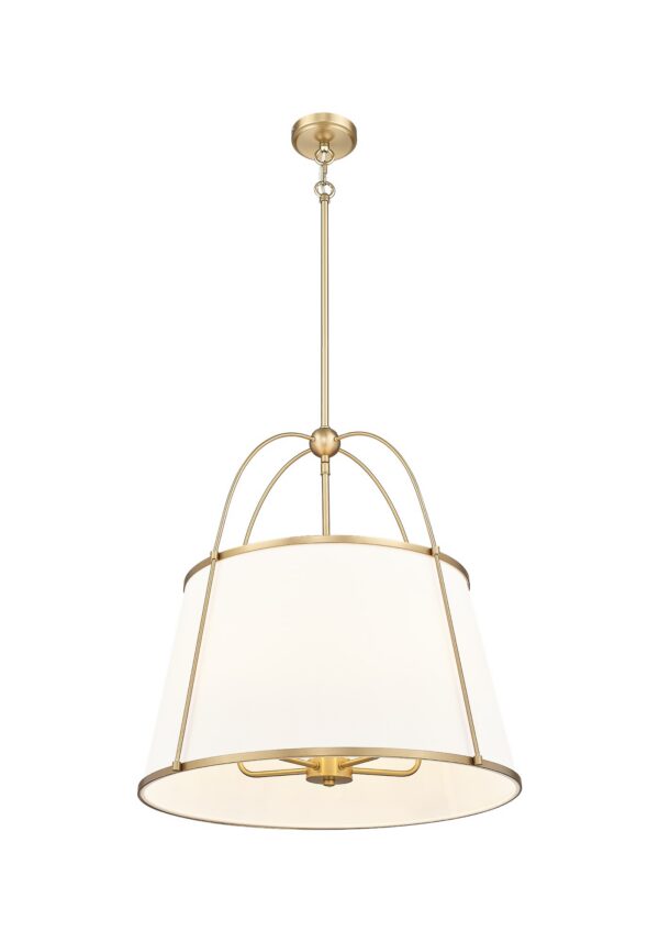 Luminaire tissu : suspensions, lampes et abat-jour en tissu Suspension Savannah — Tambour Plissé XL