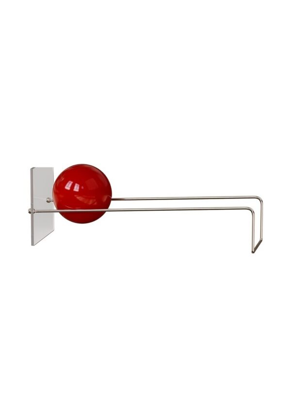 serre livre bauhaus rouge acier inoxydable