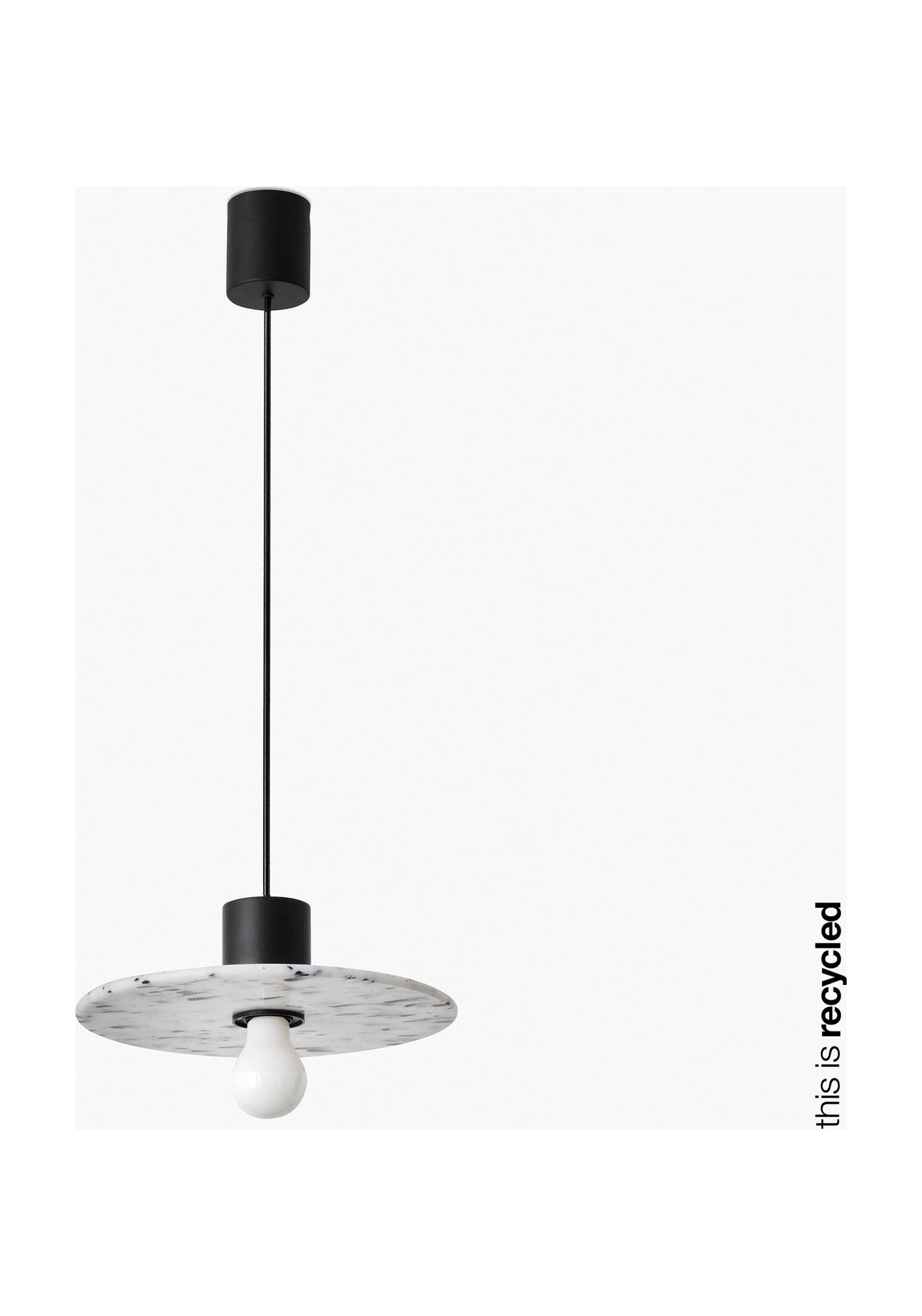 suspension confetti marmoreo faro 30cm