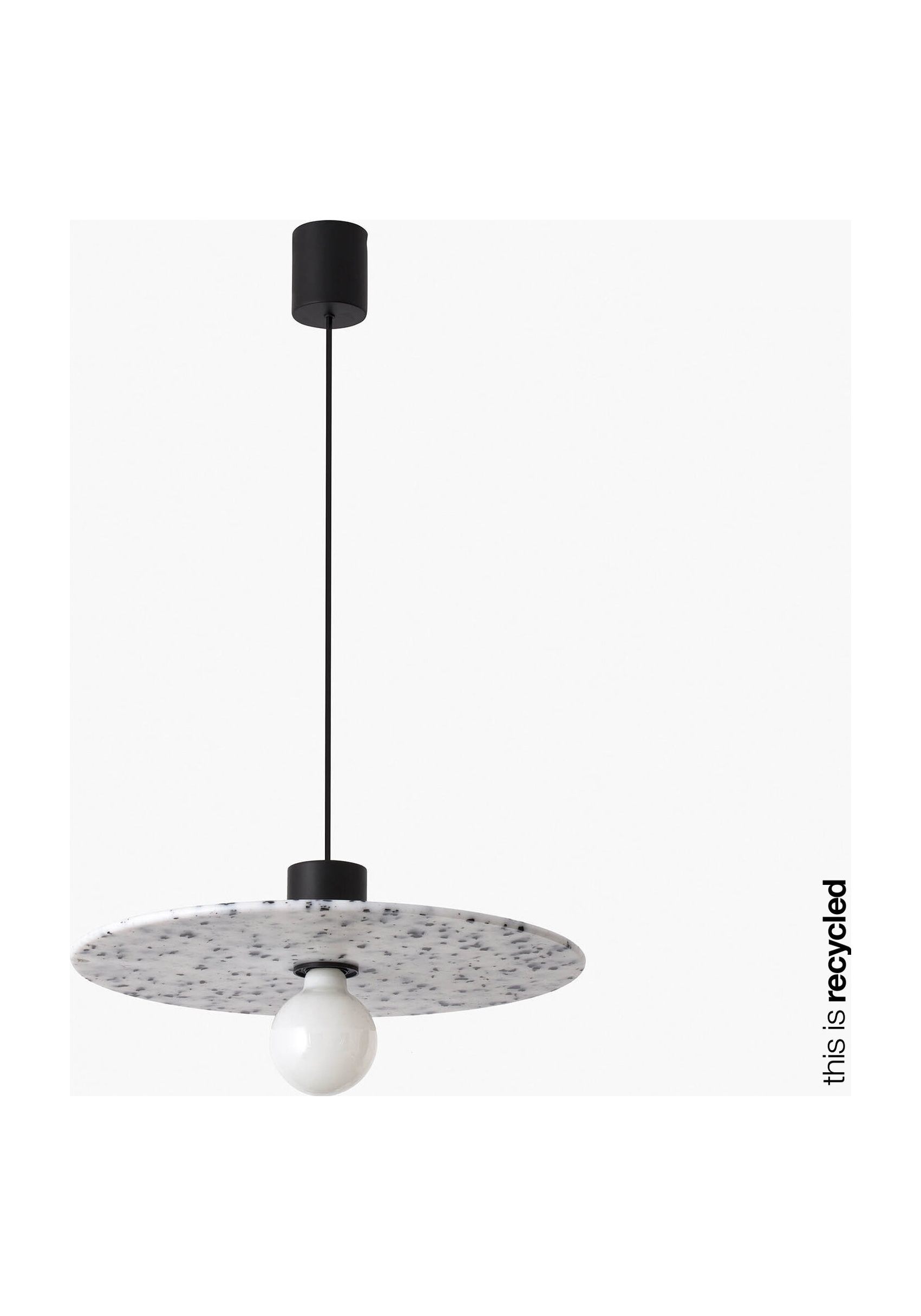 suspension confetti marmoreo faro 45cm