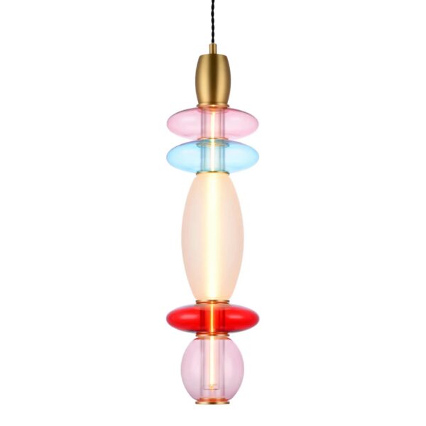 suspension Léonor Elements Lighting rose bleu rouge