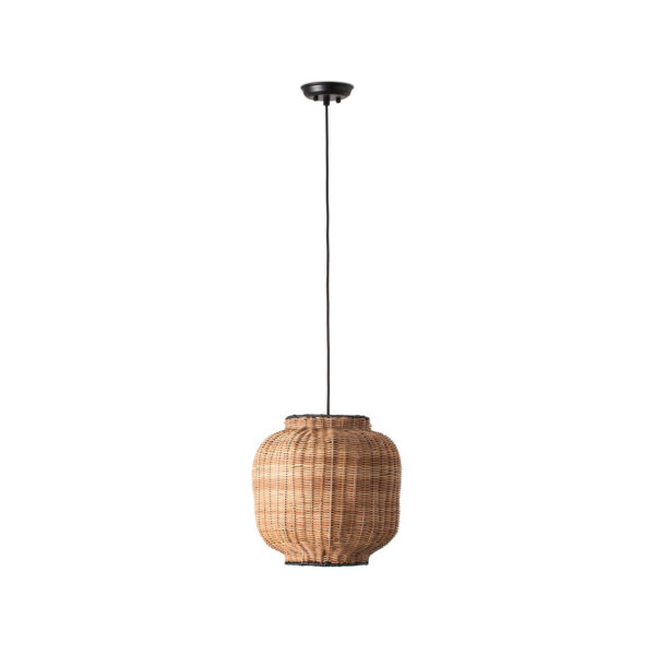 suspension tupai rotin noir faro