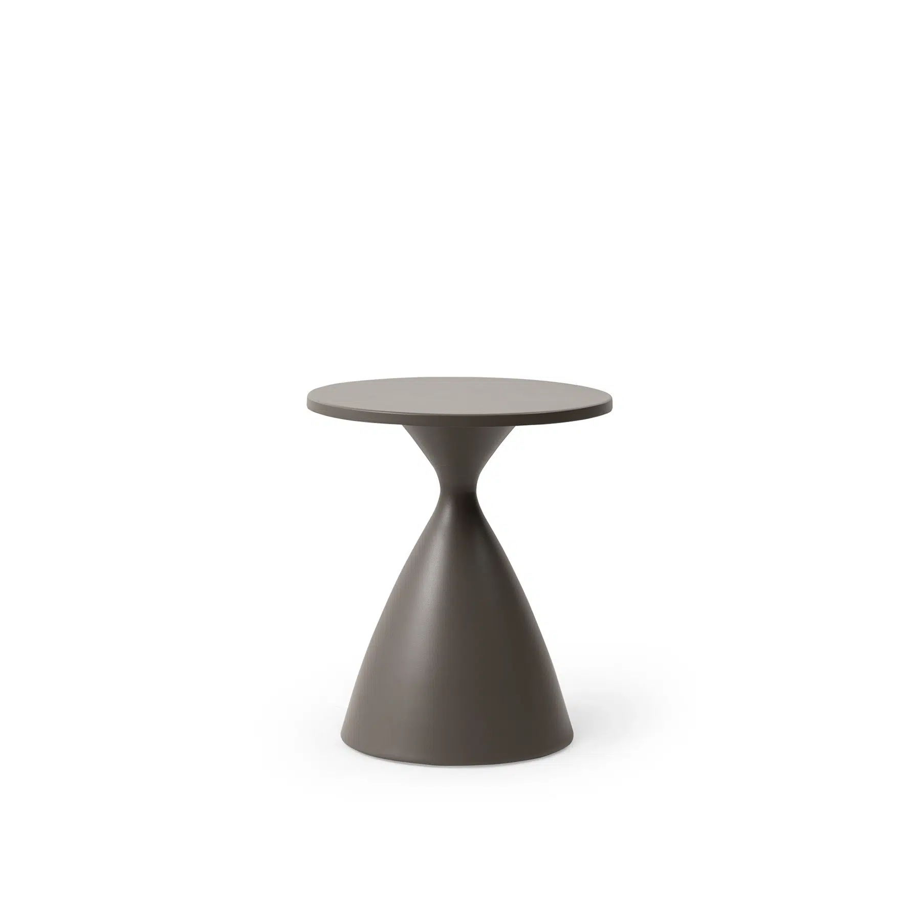 table d'appoint terrasse forme conique