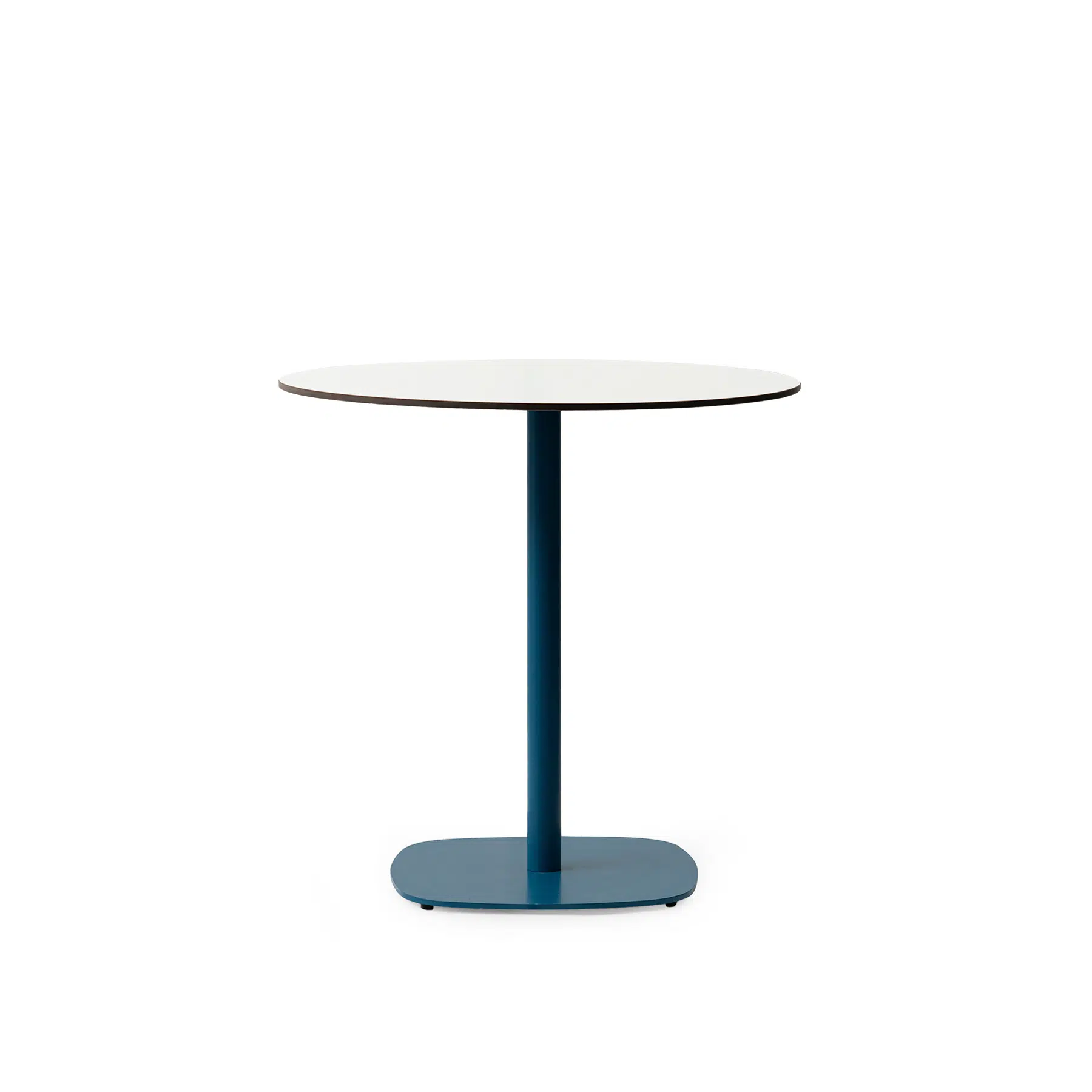 table terrasse base ovale élégante