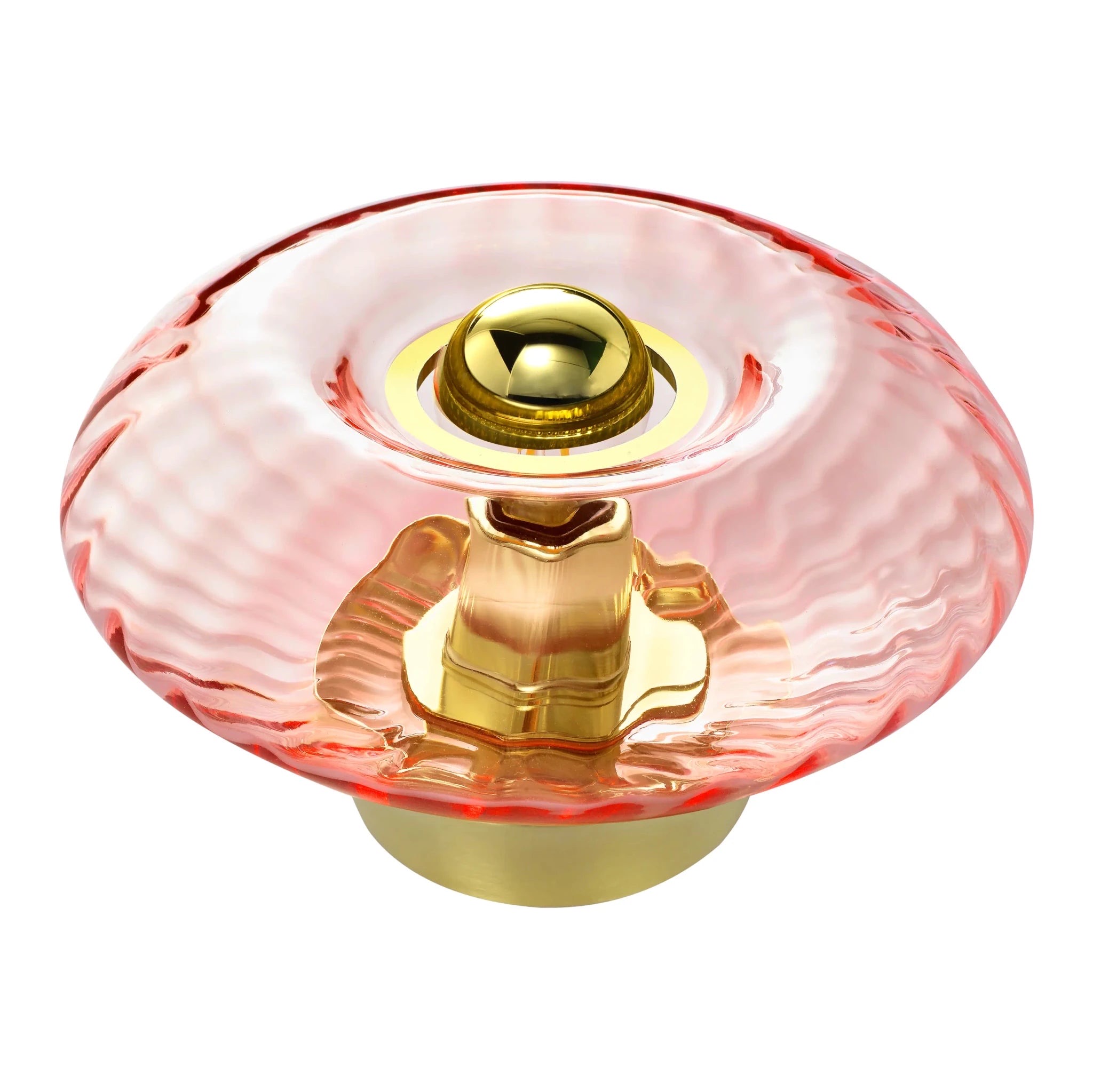 Rose Spinelle verrine Grace Elements Lighting verre soufflé