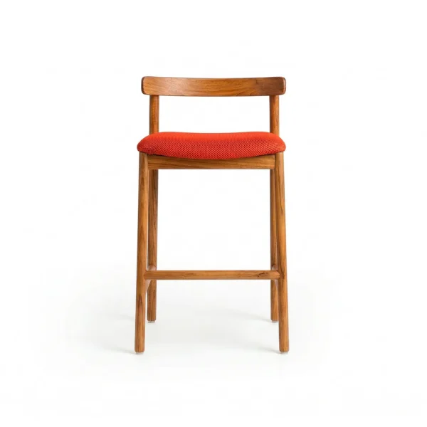 tabouret de bar terrasse bois iroko