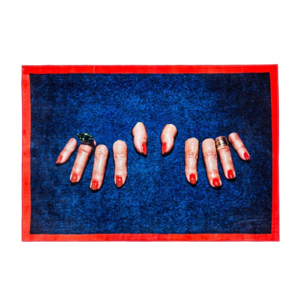 tapis rectangulaire design Fingers Toiletpaper Seletti
