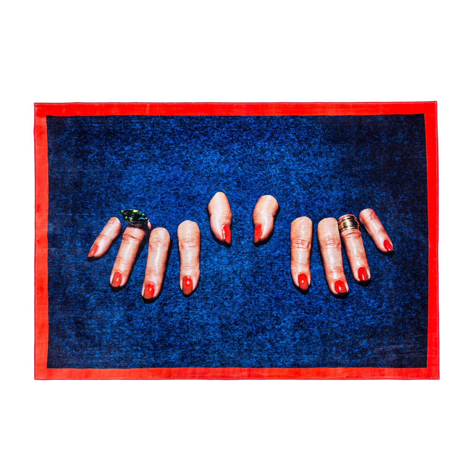 tapis rectangulaire design Fingers Toiletpaper Seletti