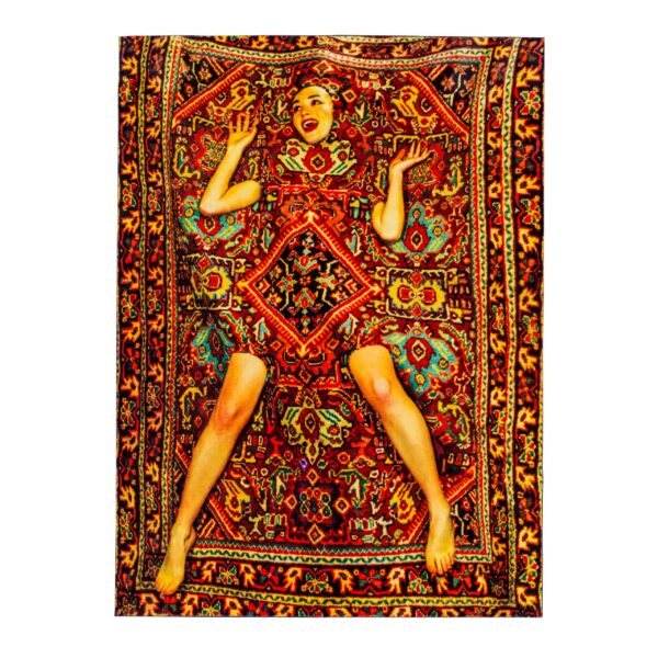 tapis rectangulaire design Lady on Carpet Toiletpaper Seletti