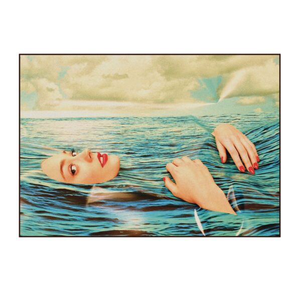 tapis rectangulaire design Sea Girl Toiletpaper Seletti
