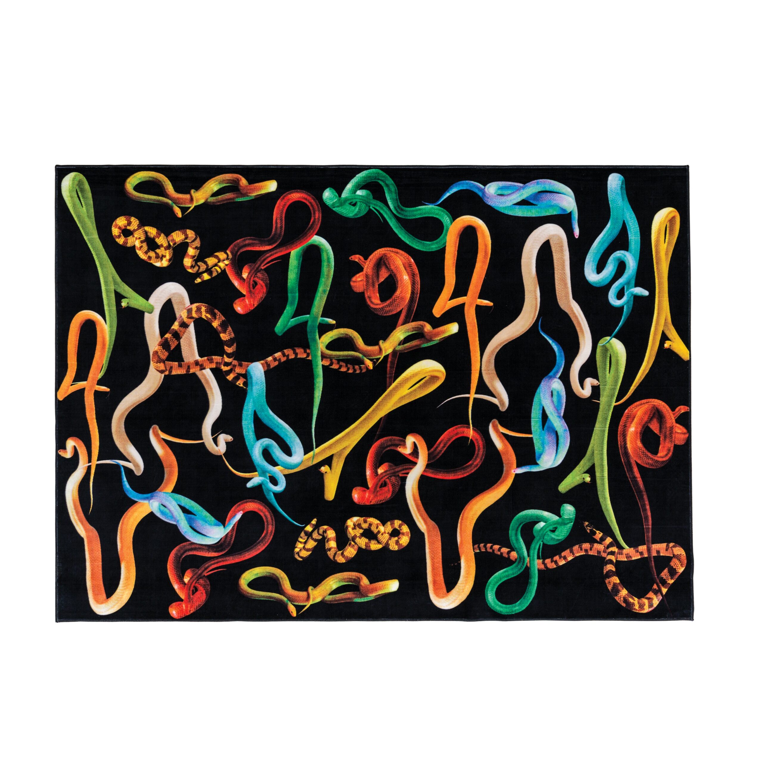 tapis rectangulaire design Snakes Toiletpaper Seletti