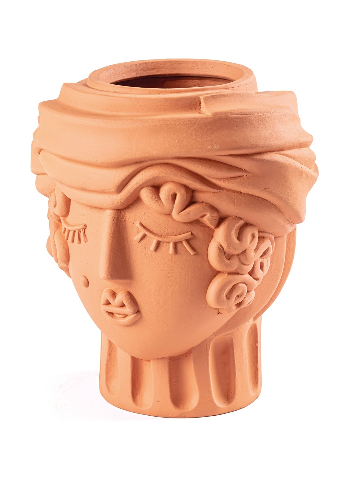 vase visage femme Magna Graecia Seletti terracotta