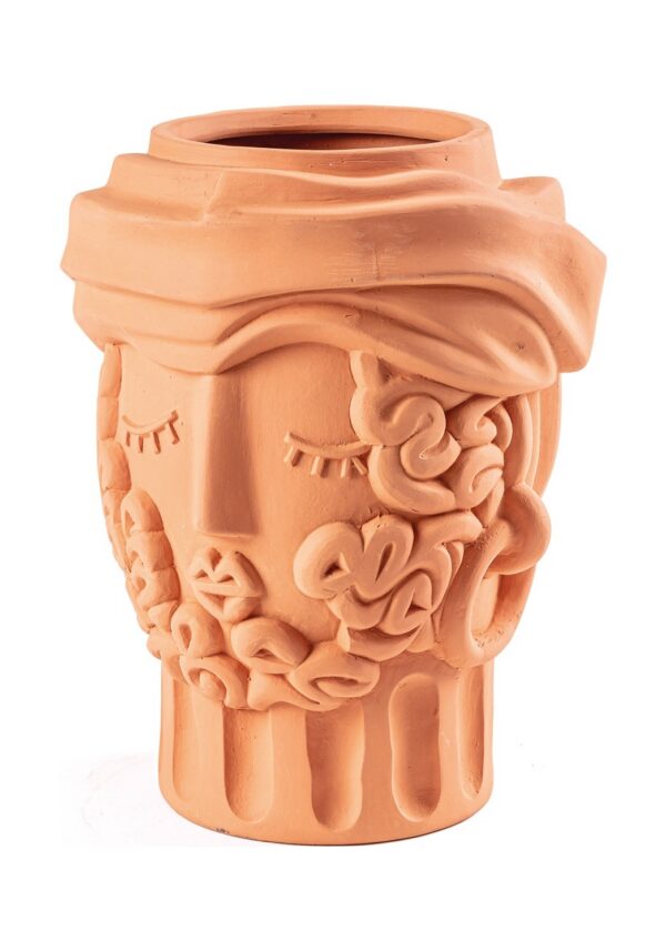 vase visage homme Magna Graecia Seletti terracotta