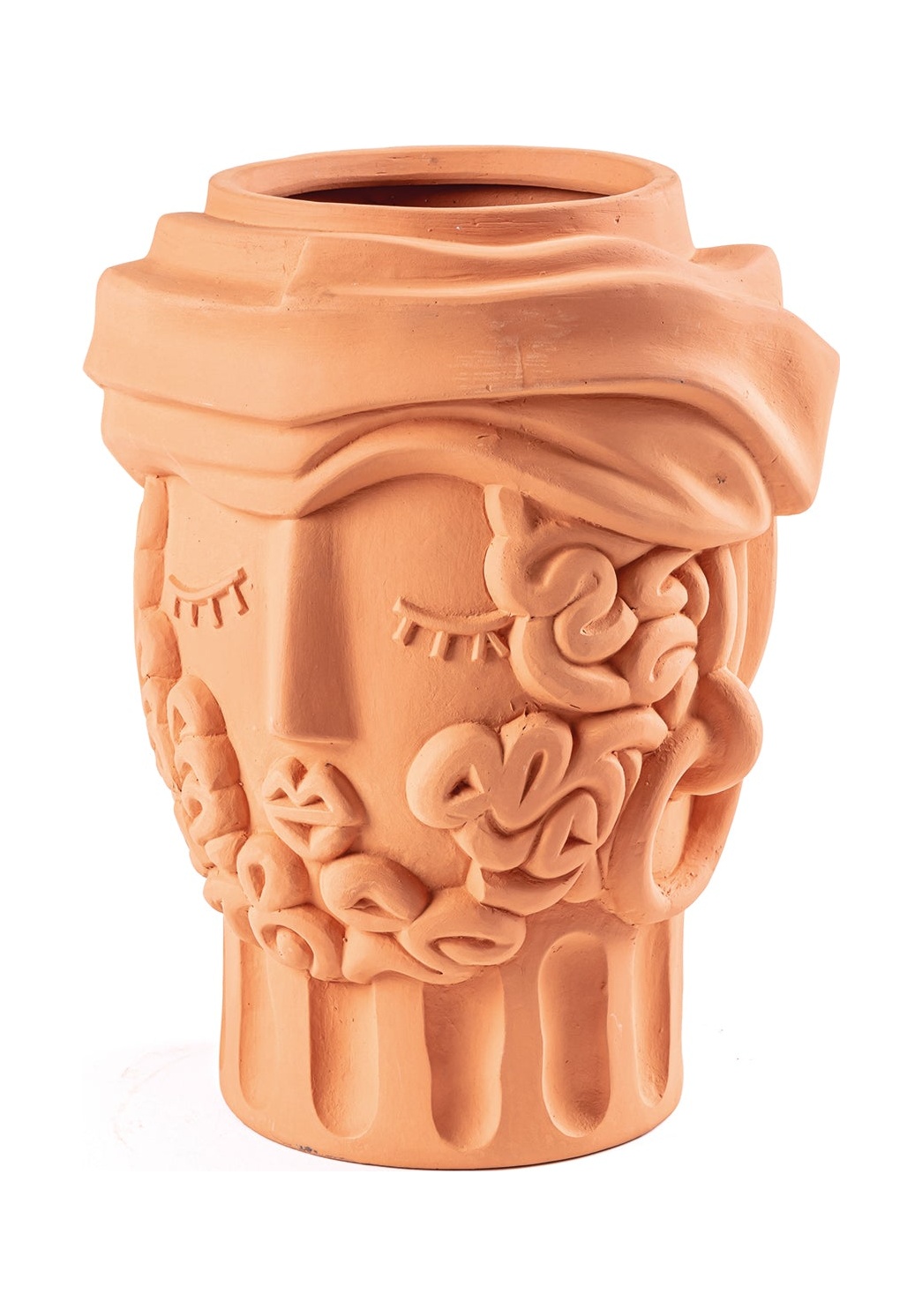 vase visage homme Magna Graecia Seletti terracotta