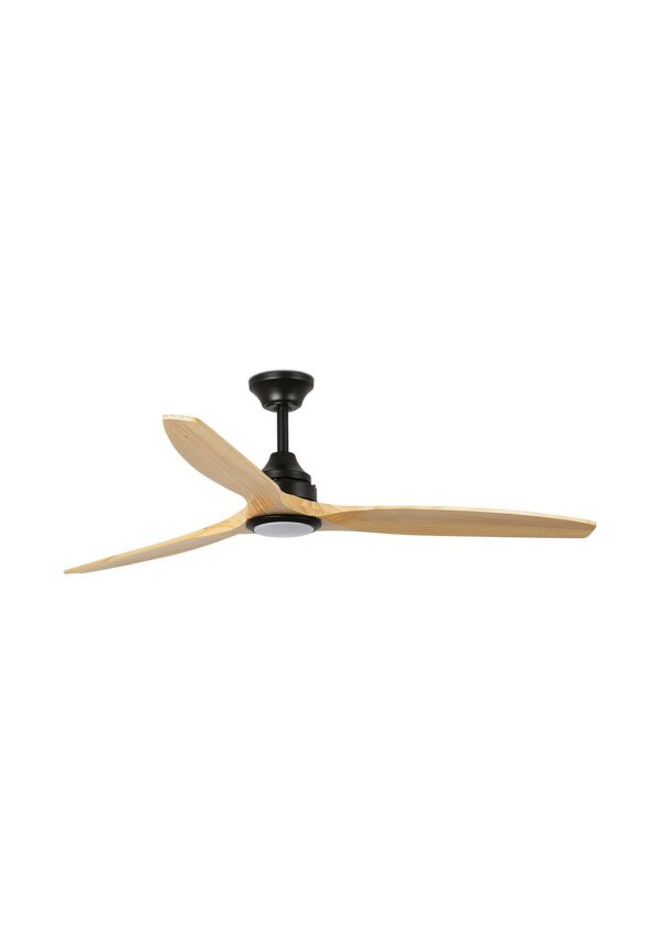 ventilateur plafond bois clair