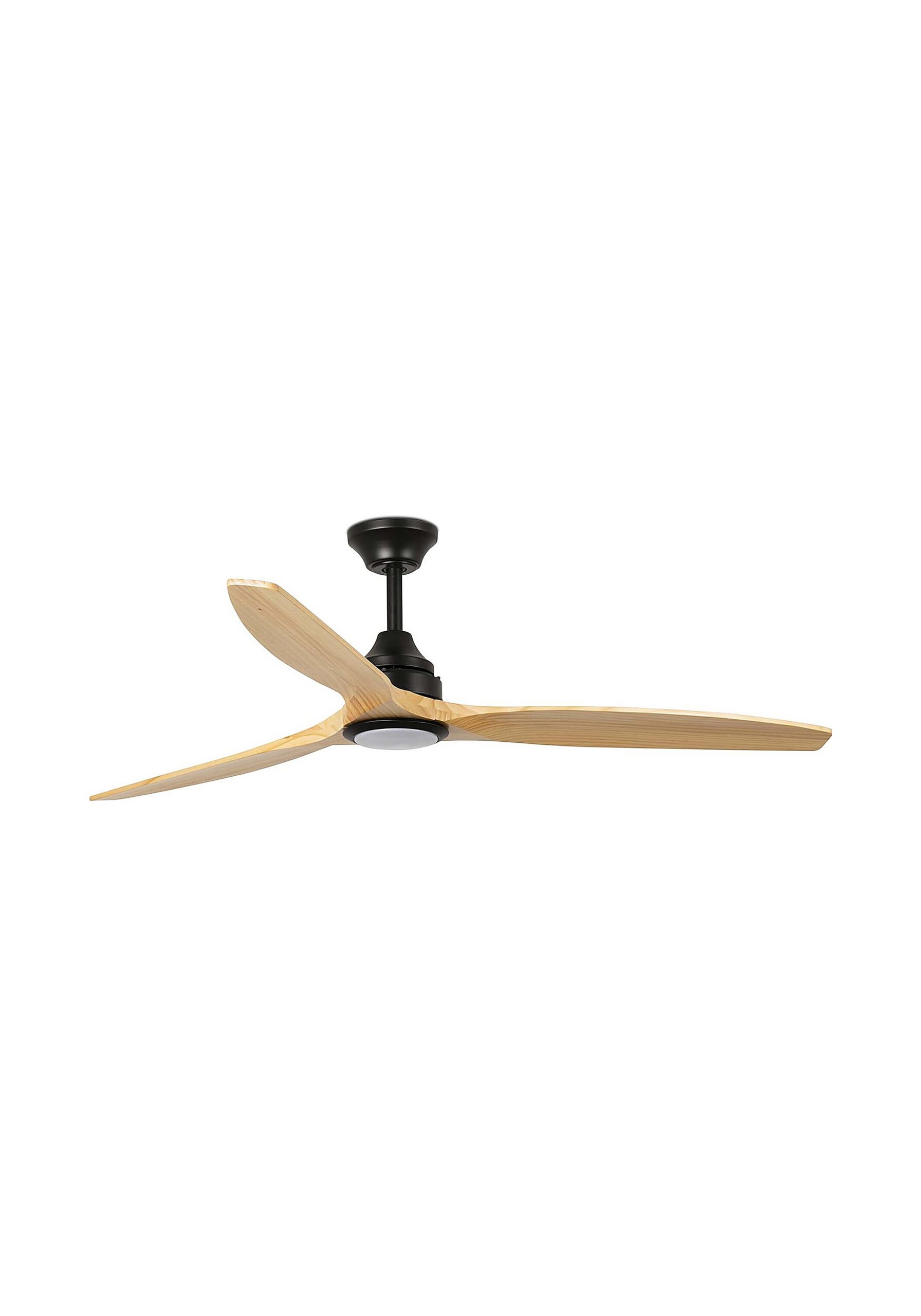 ventilateur plafond bois clair