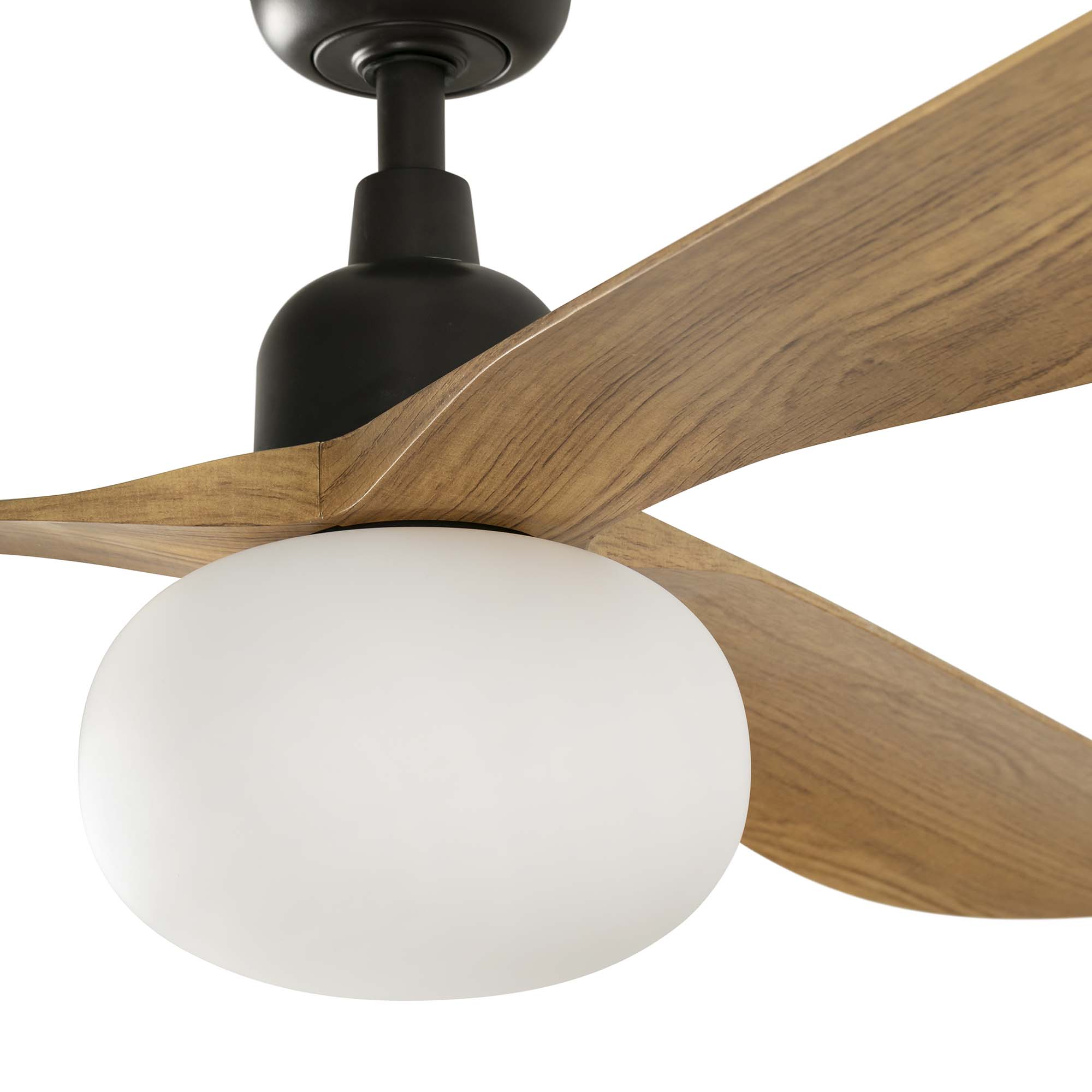 Ventilateur de Plafond OUTWOOD Avec Lumière par Faro ventilateur plafond design bois