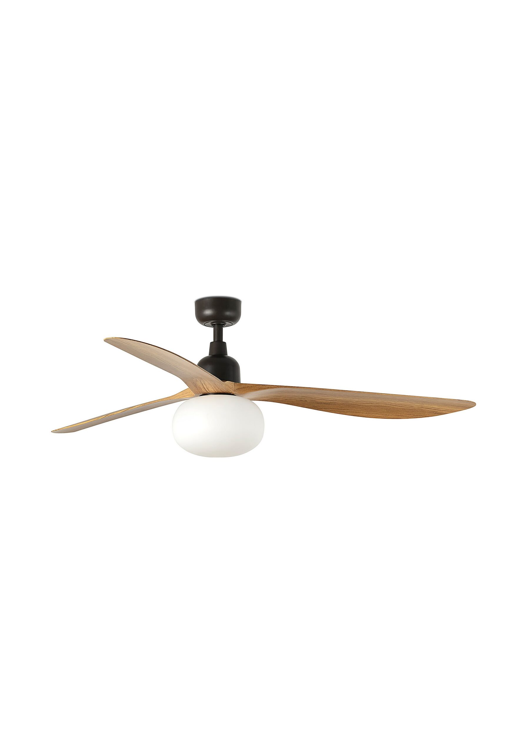 ventilateur plafond design bois