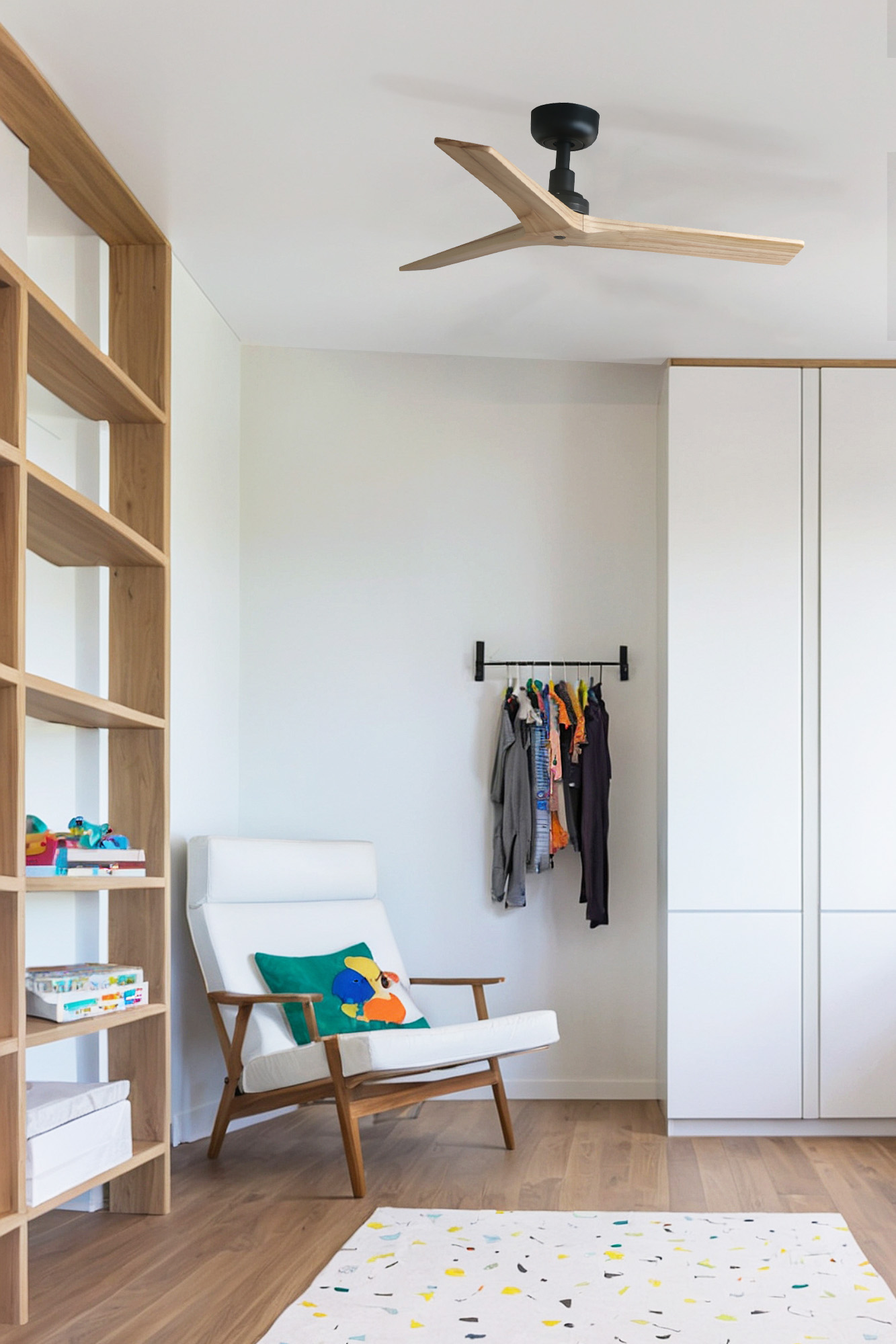 ventilateur plafond sans éclairage