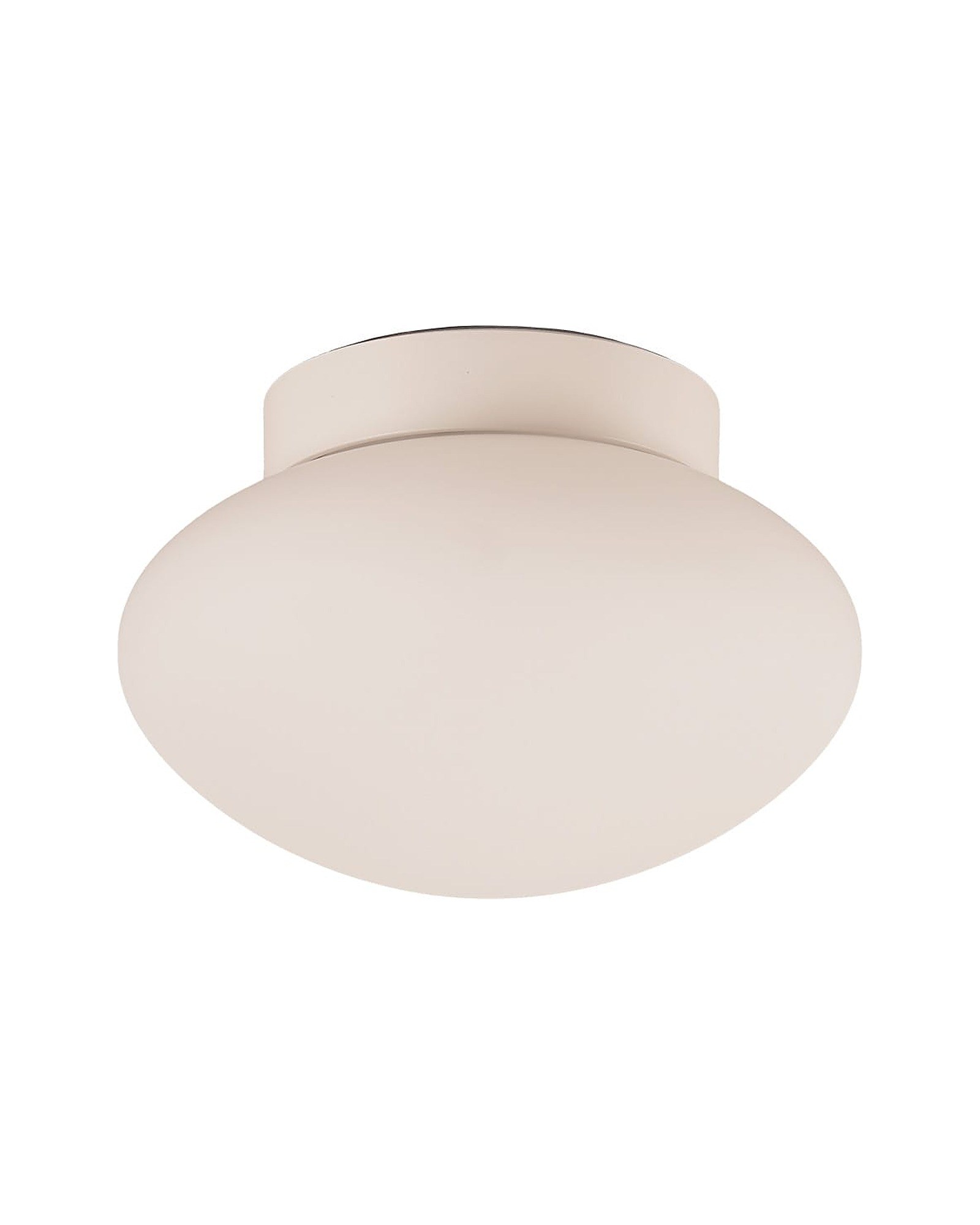 applique et plafonnier Mushroom W145 Antidark en verre opale, packshot fond blanc