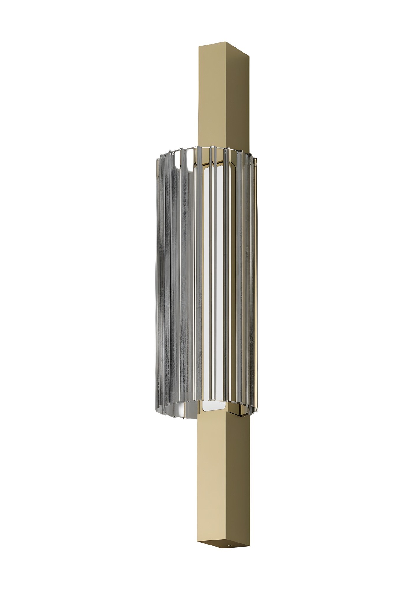 Applique Lirra LED en verre côtelé par Antidark Applique Lirra LED 40 cm en verre côtelé, finition laiton