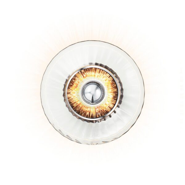 applique New Wave Optic Wall Design by Us, coloris Clear, vue de face