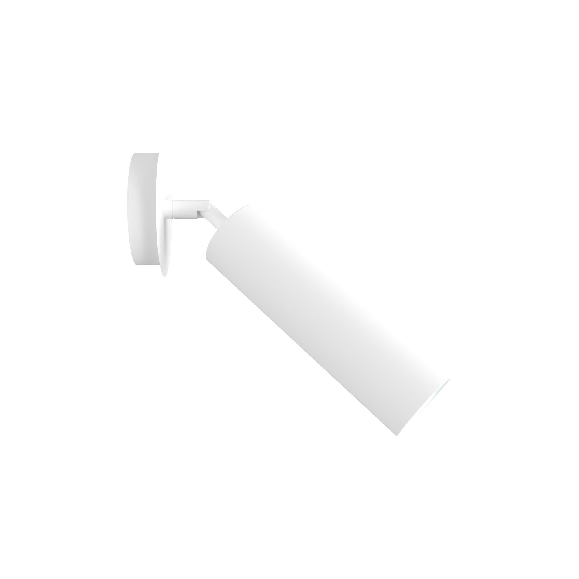 Applique plafonnier Nari en fer par Robin Lamps applique plafonnier Nari tube 16 cm blanc mat