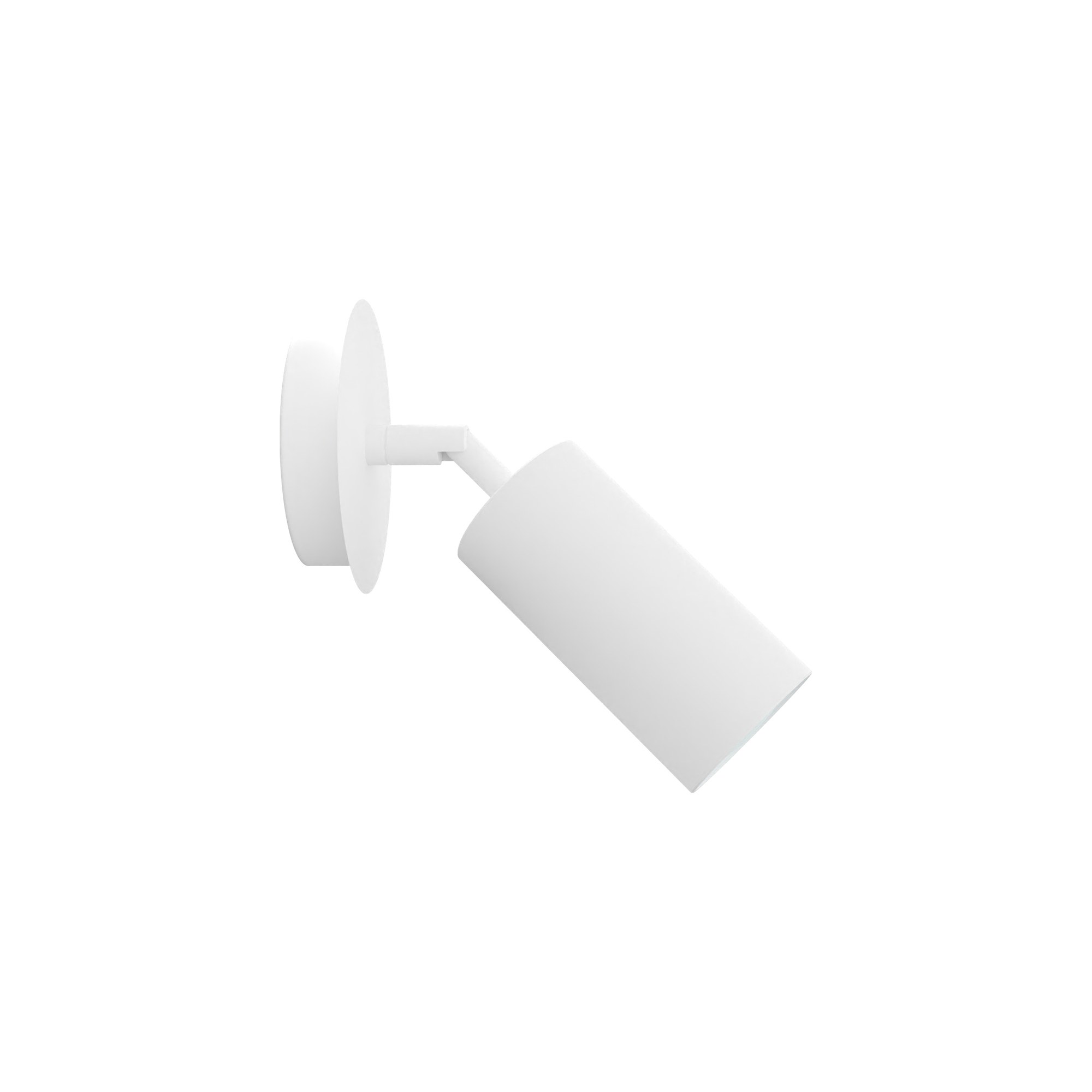 Applique plafonnier Nari en fer par Robin Lamps applique plafonnier Nari tube 8 cm blanc mat